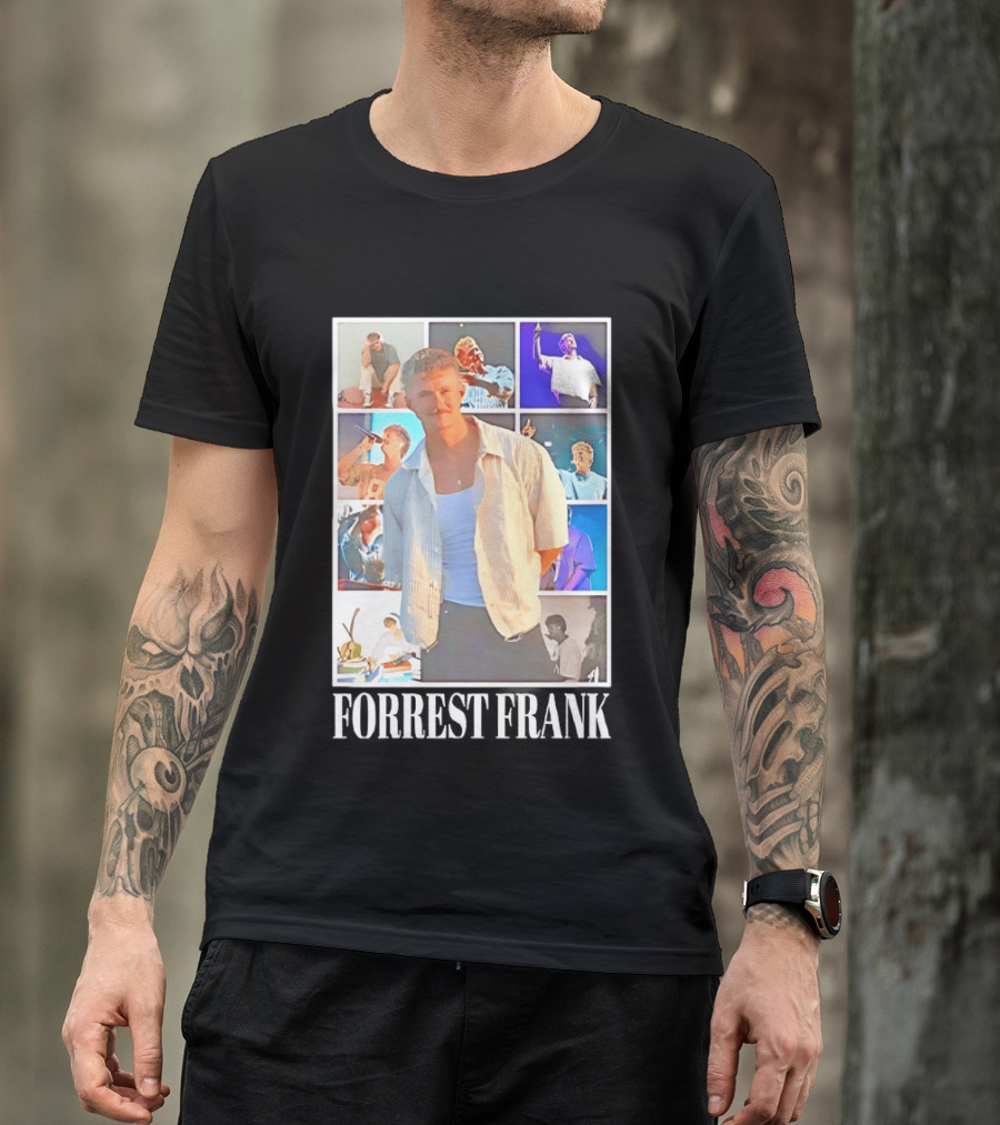 Forrest Frank Tour 2023 Live Performance Collage T-Shirt