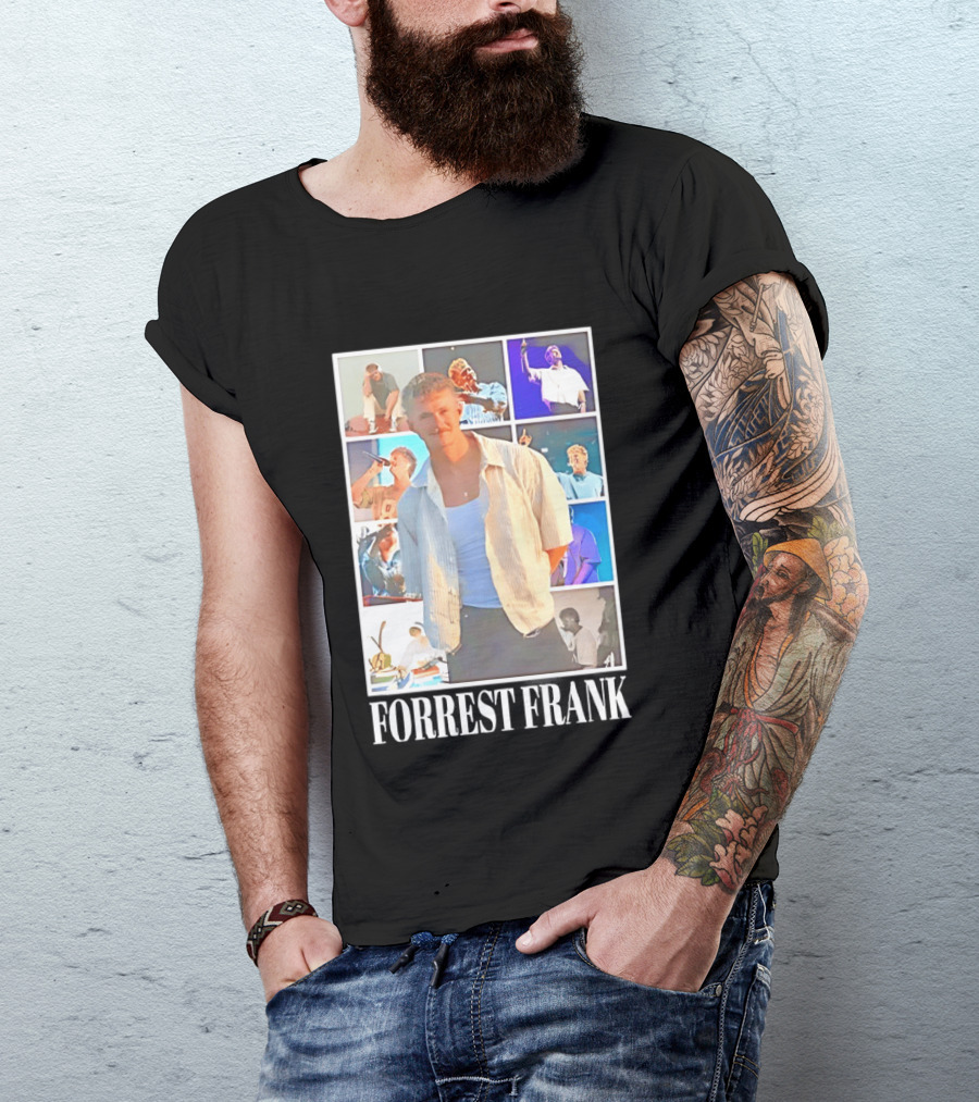 Forrest Frank Tour 2023 Live Performance Collage T-Shirt