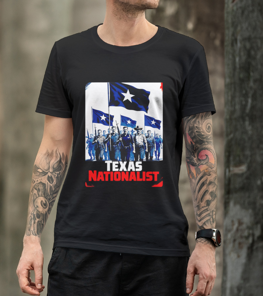 Texas Nationalist A New Texas Revolution Is Coming Patriotic Flag T-Shirt