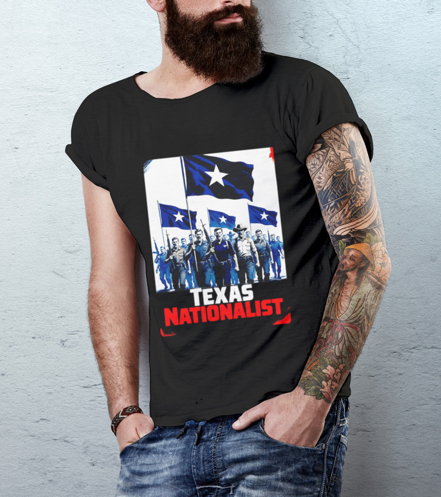 Texas Nationalist A New Texas Revolution Is Coming Patriotic Flag T-Shirt