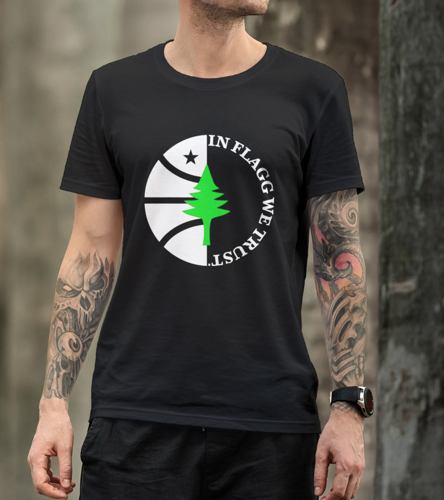Naji Marshall In Flagg We Trust Basketball Tree Star T-Shirt