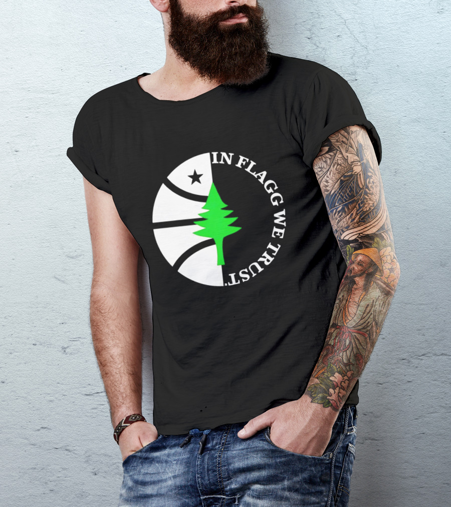 Naji Marshall In Flagg We Trust Basketball Tree Star T-Shirt
