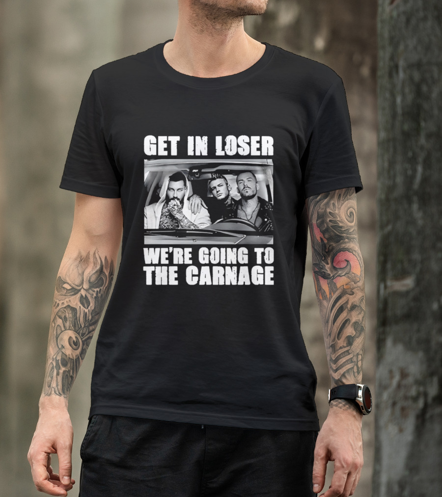 Get In Loser We're Going To The Carnage Spade Brothers T-Shirt