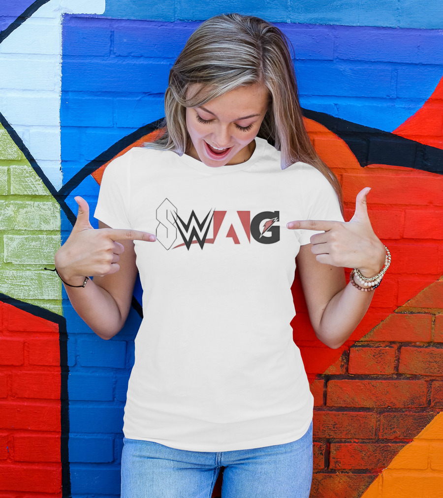 SWAG Stussy S WWE Adobe Gatorade Mashup T-Shirt