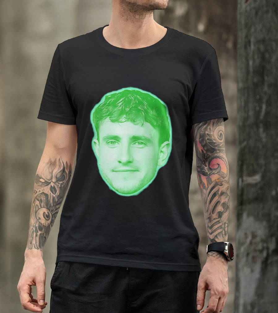 Paul Mescal Green Face St Patrick's Day 2026 T-Shirt