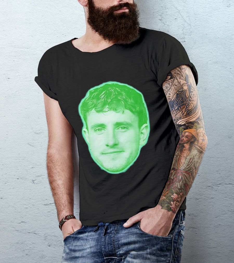 Paul Mescal Green Face St Patrick's Day 2026 T-Shirt