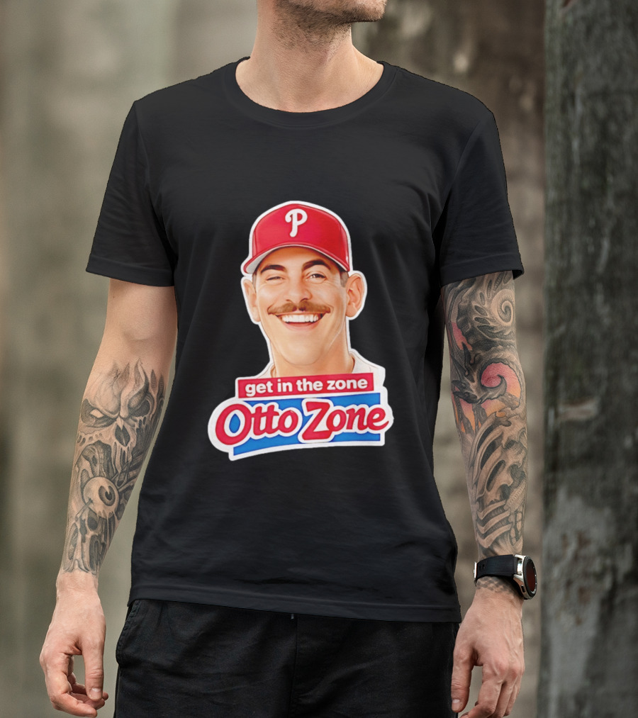 Philadelphia Phillies Mike Schmidt Get In The Zone Otto Zone T-Shirt