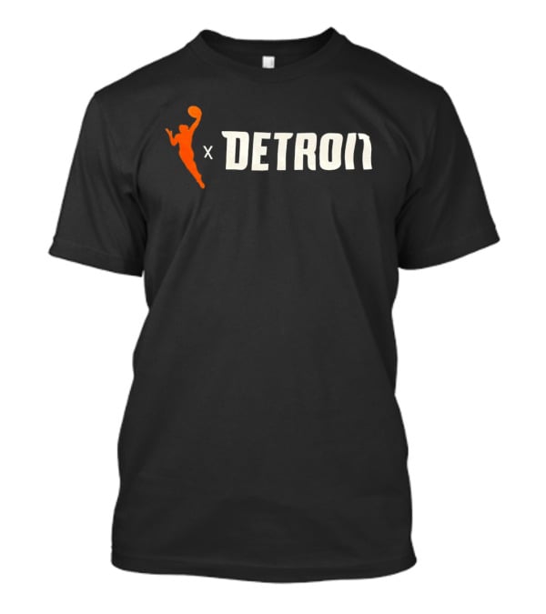 WNBA X Detroit Collaboration Featuring Iconic Basketball T-Shirt