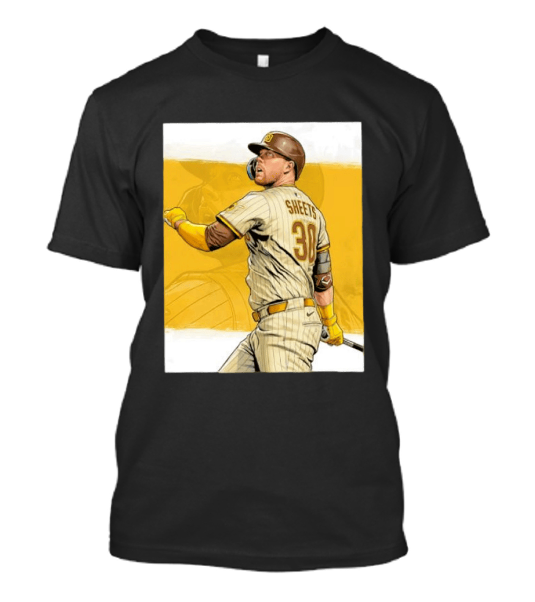 San Diego Padres Sheets 30 Baseball Player Action T-Shirt