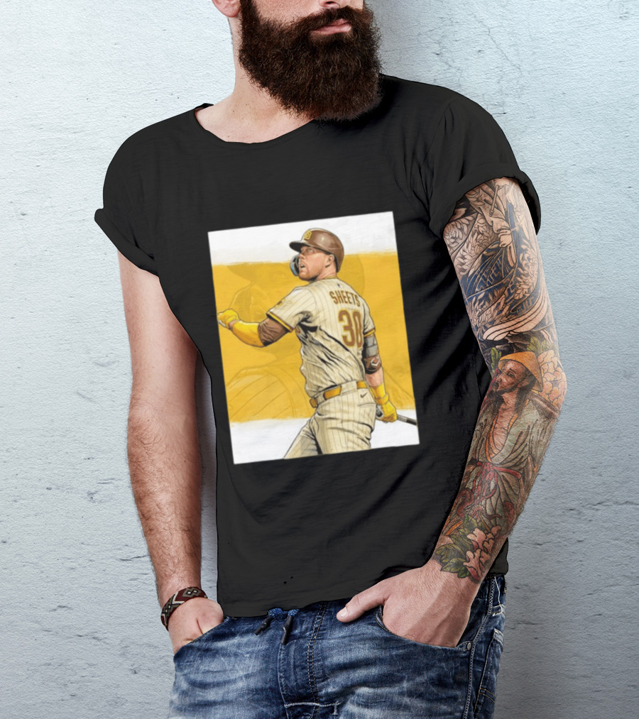 San Diego Padres Sheets 30 Baseball Player Action T-Shirt