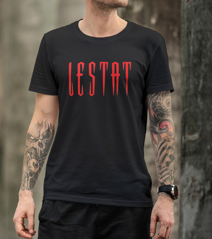 Lestat De Lioncourt Vampire Chronicles Dripping Red Font T-Shirt