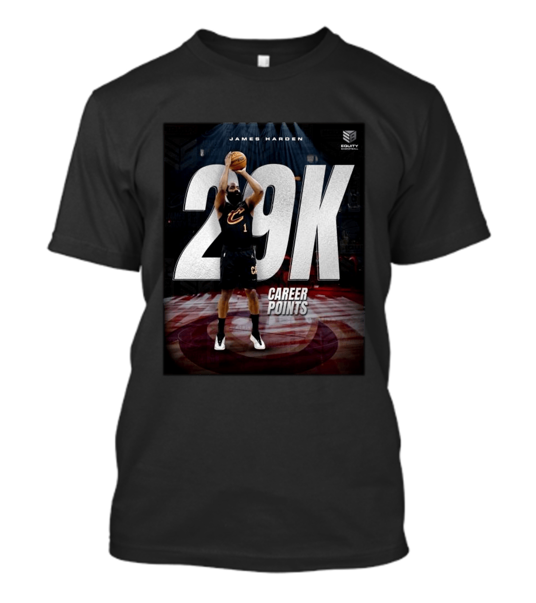 James Harden 29K Career Points NBA Milestone Celebration T-Shirt