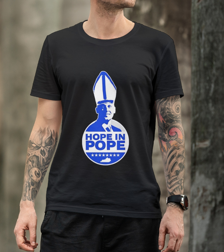Hope In Pope Kentucky Wildcats Baseball Fan T-Shirt