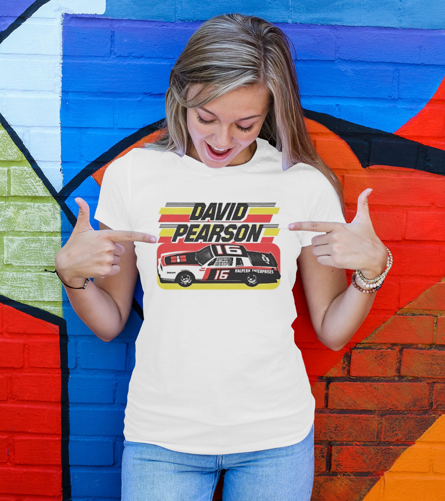 David Pearson 16 Halpern Enterprises Racing Car T-Shirt