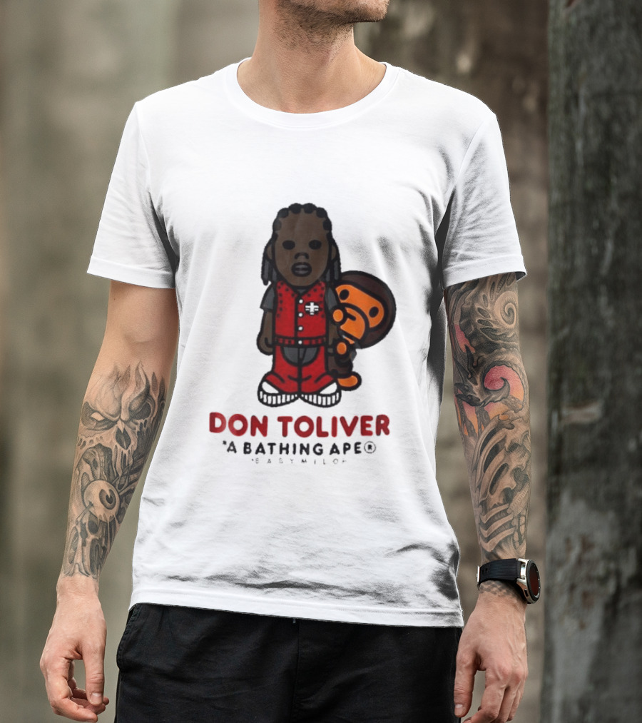 Don Toliver A Bathing Ape Baby Milo Collaboration T-Shirt