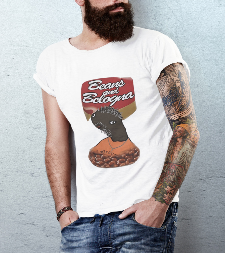 Beans And Bologna Can Head Character With Beans T-Shirt