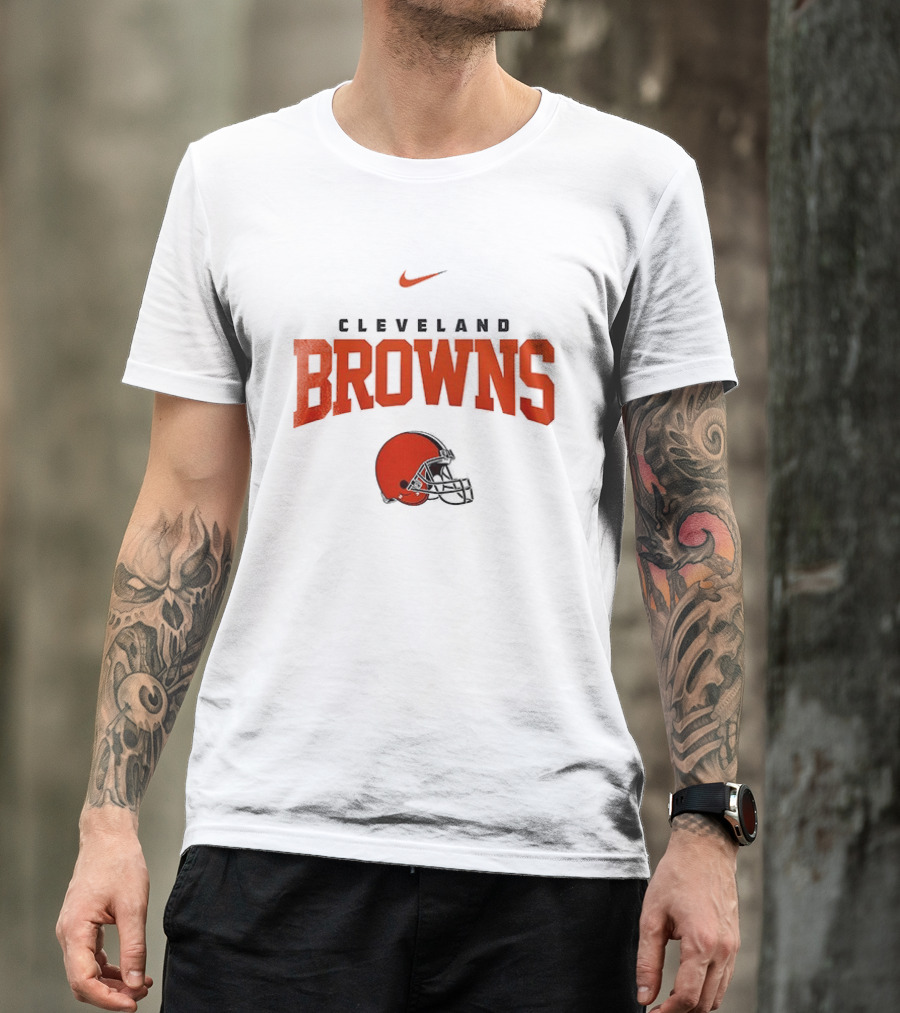 Cleveland Browns Spider Hero Chibi Nike Collaboration NFL Football T-Shirt