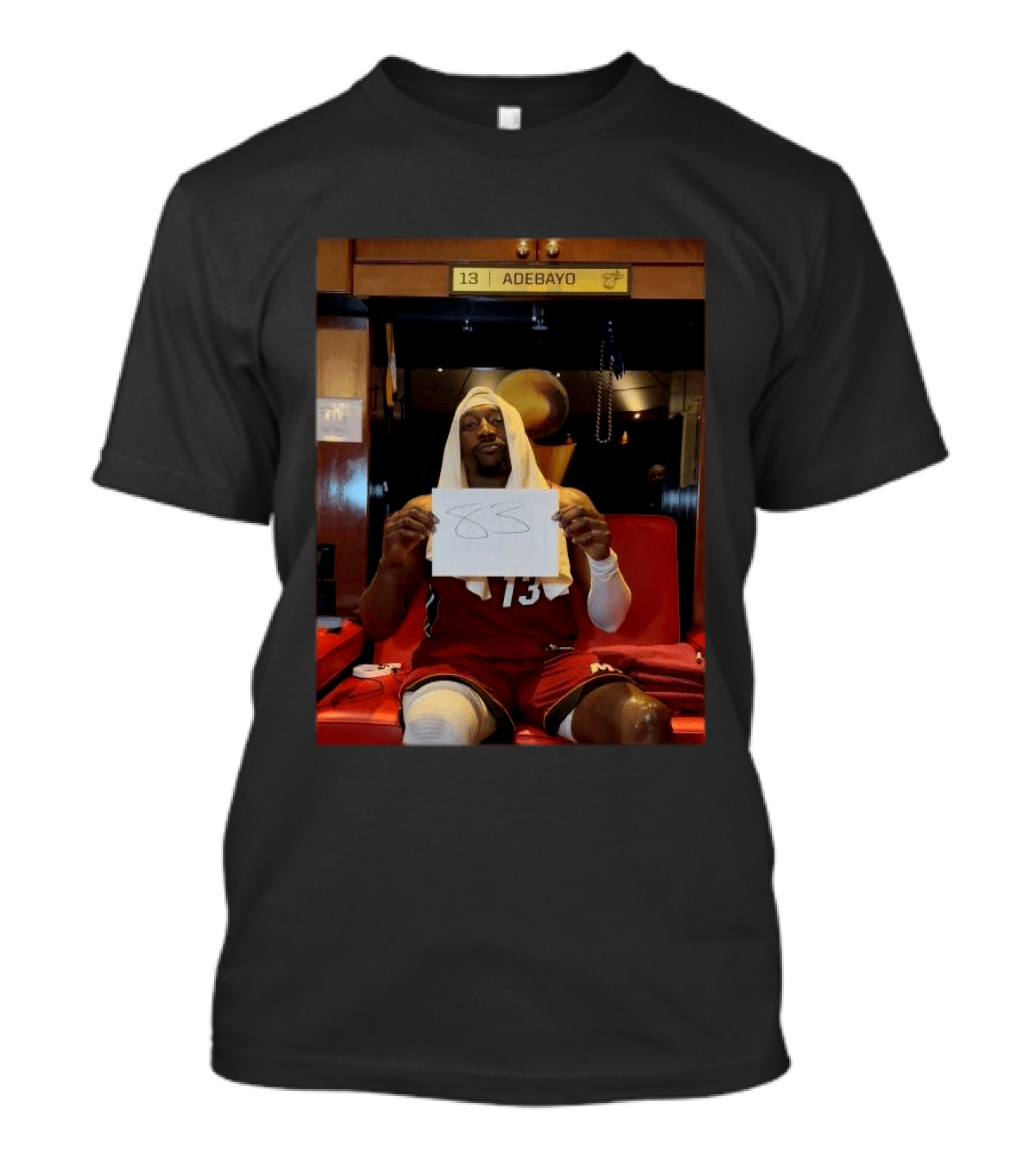 Bam Adebayo 83 Points Locker Room Celebration Passing Kobe Bryant NBA History T-Shirt