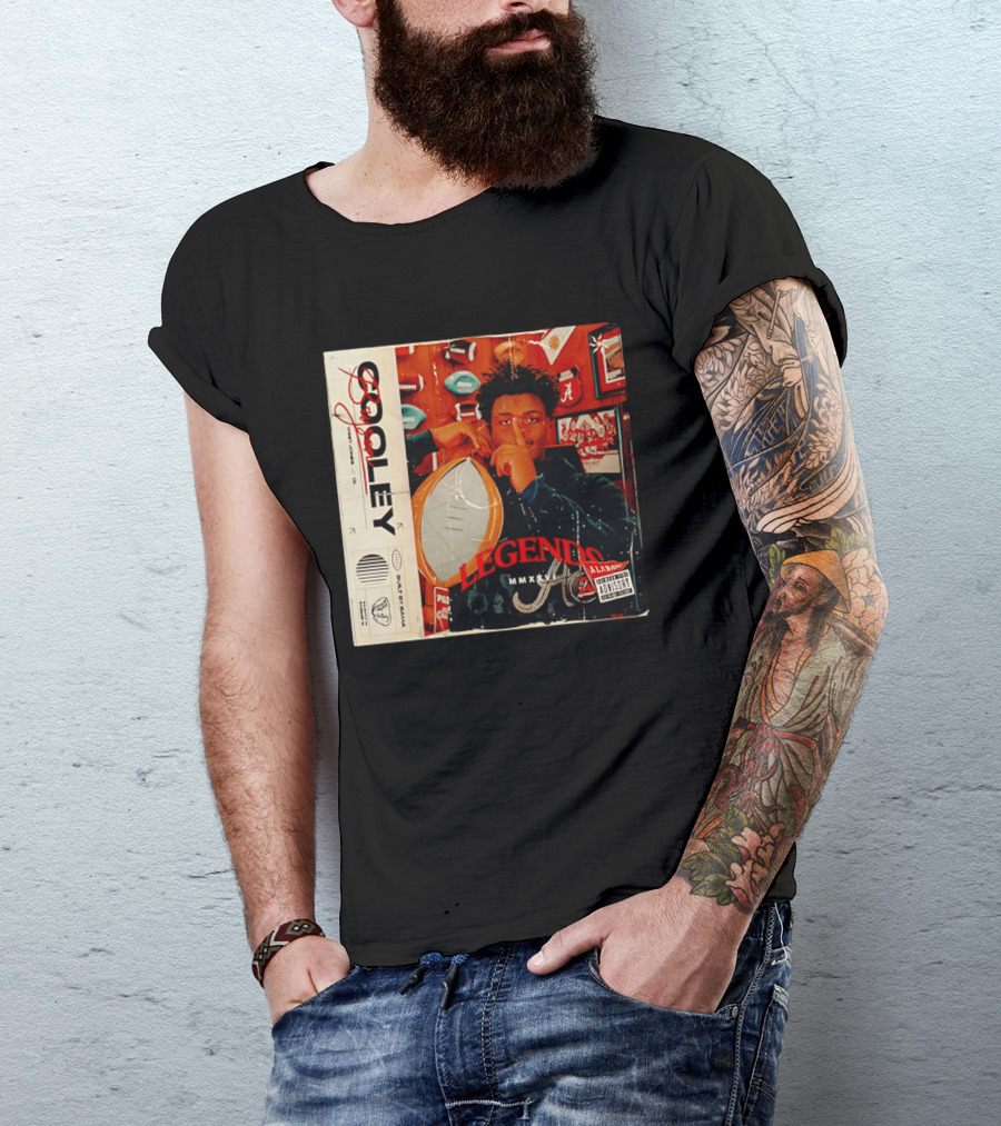 Bryson Cooley Alabama Legends MMXXVI Built By Bama Football T-Shirt