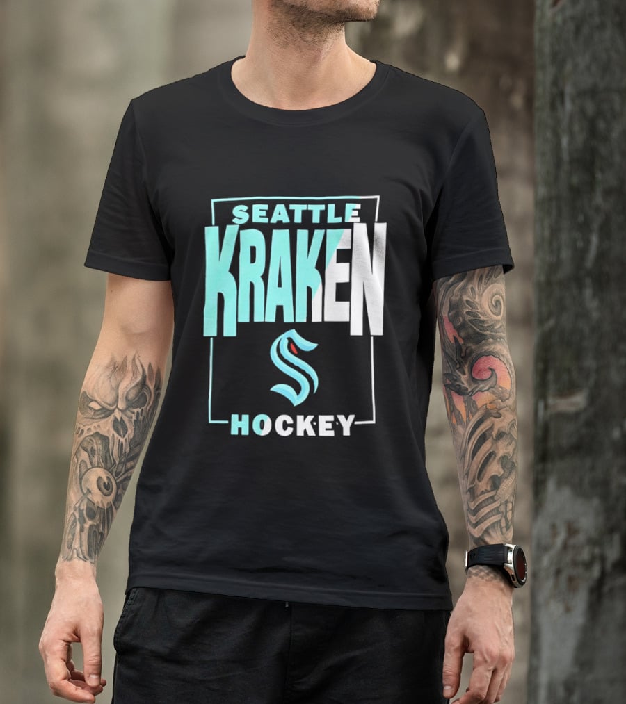 Seattle Kraken S Logo Hockey Team Spirit T-Shirt
