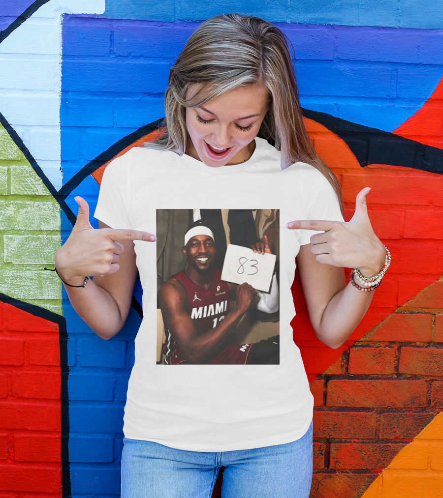 Bam Adebayo 83 Points Miami Heat Tribute NBA Legend Wilt Chamberlain T-Shirt
