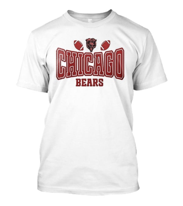 Chicago Bears My Heart Belongs Valentine's Day T-Shirt