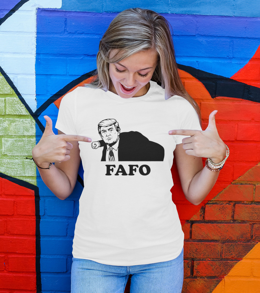 Donald Trump FAFO Punching T-Shirt