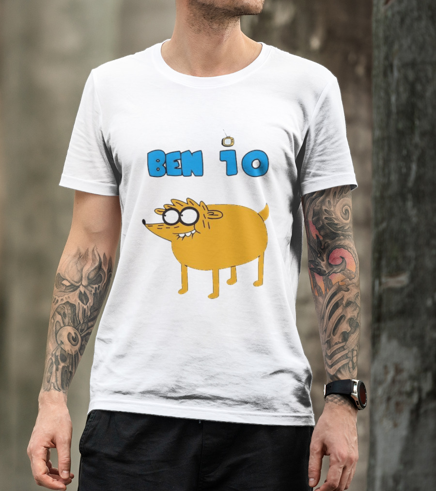 Ben 10 Jake The Dog Crossover Cartoon Network Fan T-Shirt