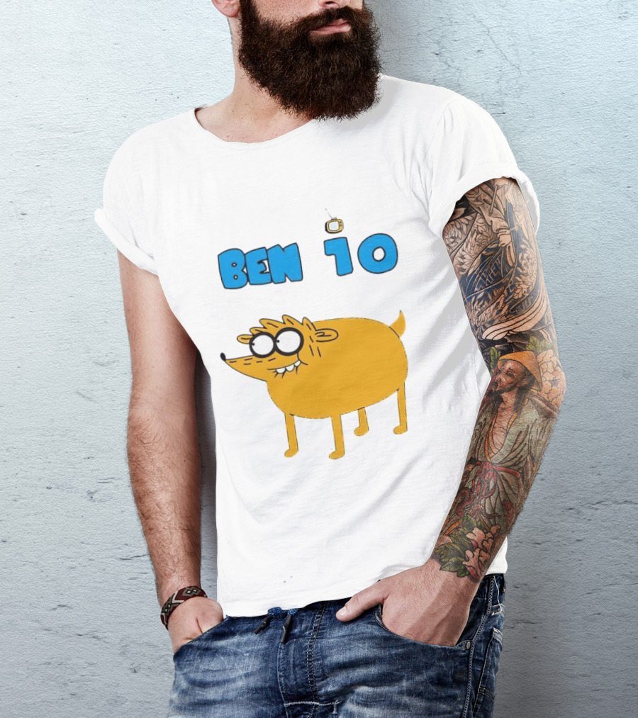 Ben 10 Jake The Dog Crossover Cartoon Network Fan T-Shirt