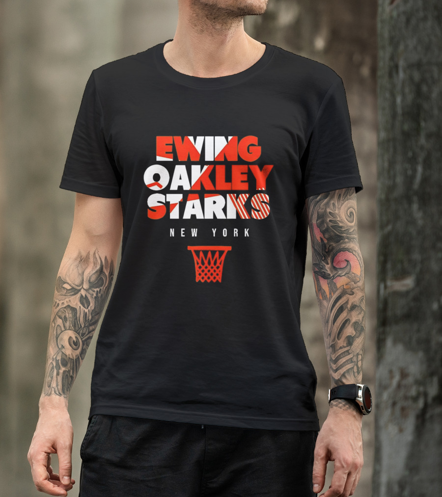 Ewing Oakley Starks New York Basketball Legacy T-Shirt