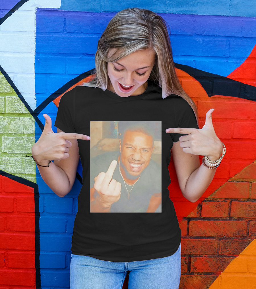 Michael B Jordan Sinners Oscar Middle Finger T-Shirt