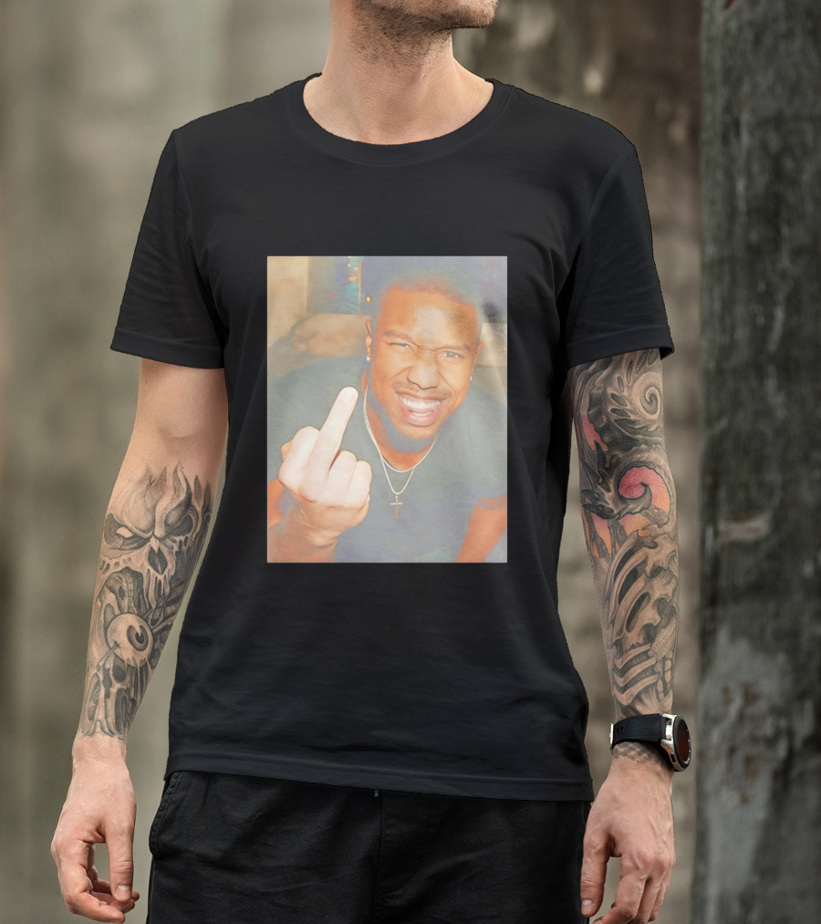Michael B Jordan Sinners Oscar Middle Finger T-Shirt