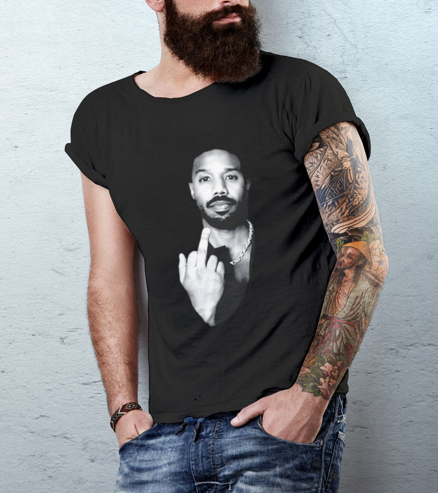 Michael B. Jordan Best Actor 2026 Oscar Middle Finger T-Shirt