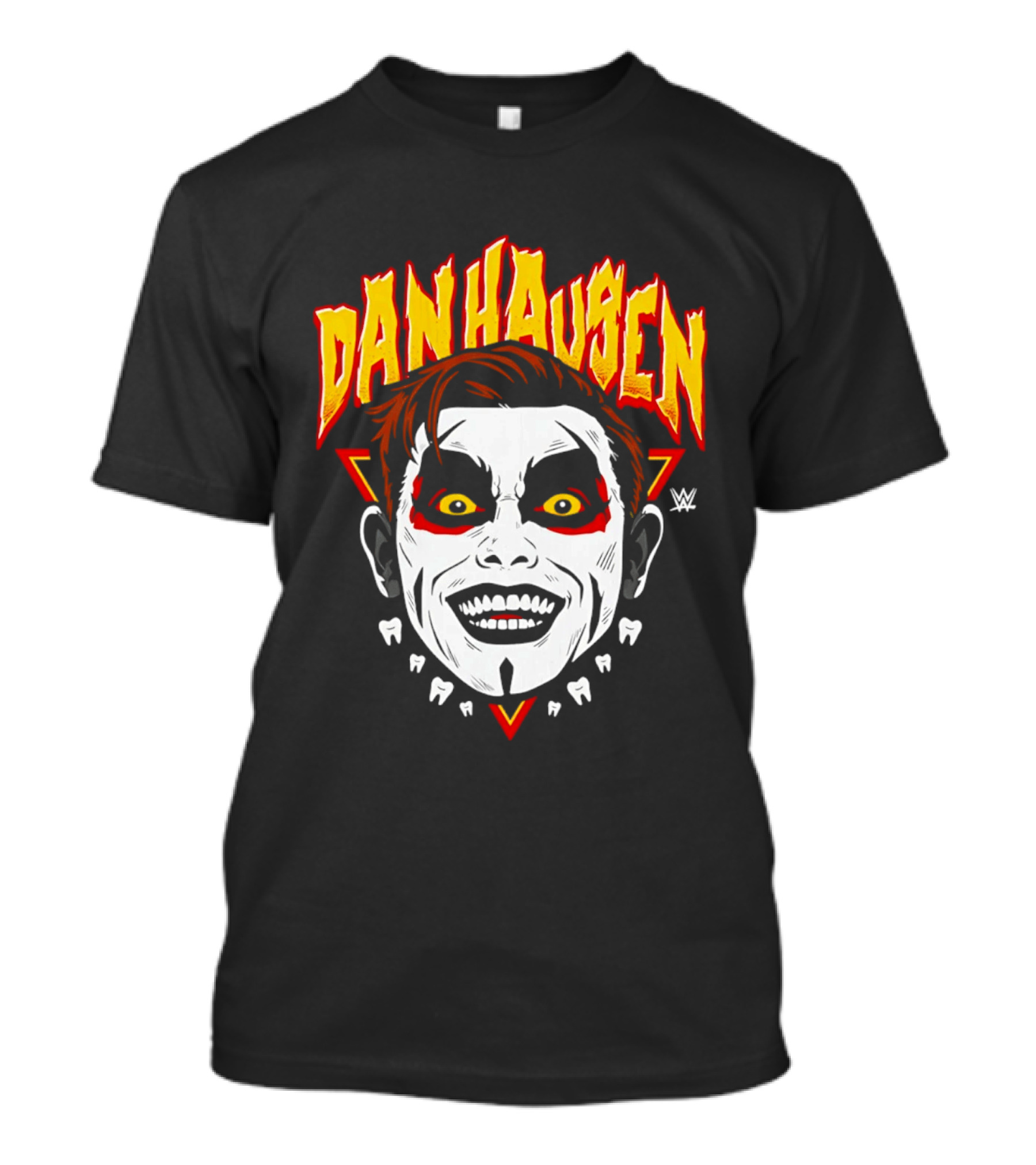 Danhausen WWE Big Head Yellow Eyes Face Paint T-Shirt