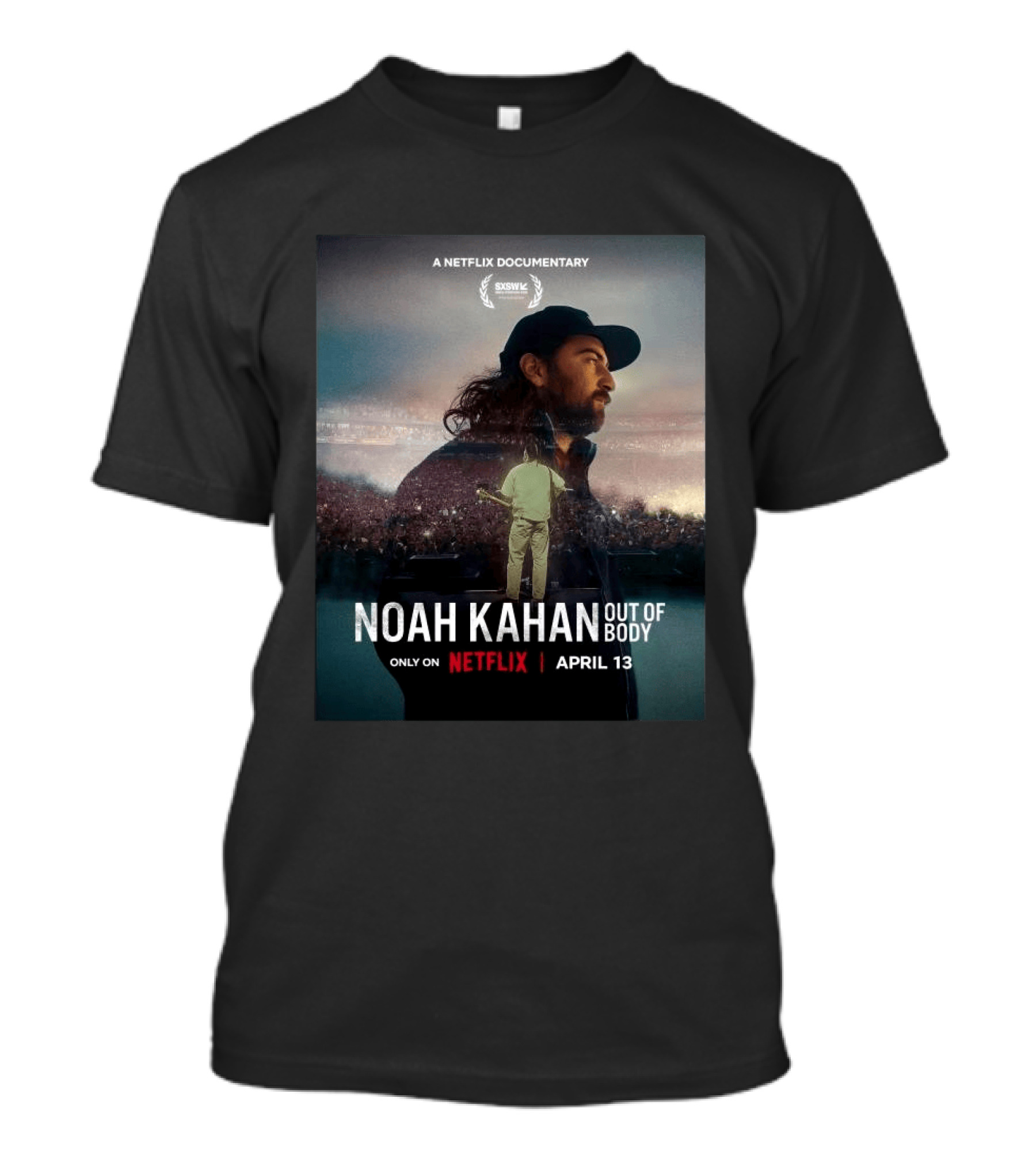 Noah Kahan Out Of Body A Netflix Documentary April 13 SXSW Festival Only On Netflix T-Shirt