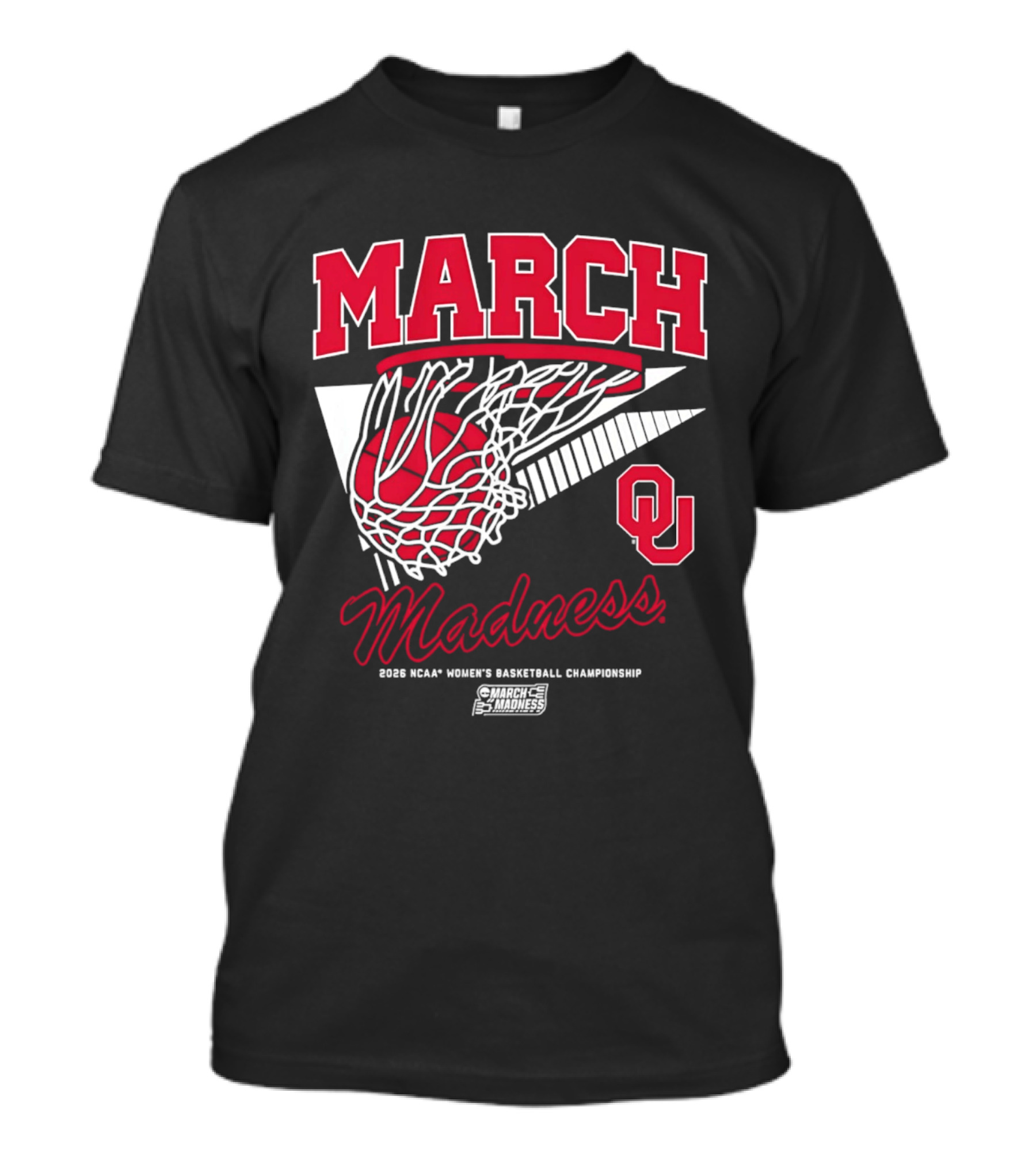 Oklahoma Sooners March Madness 2026 NCAA Women's Basketball Championship T-Shirt