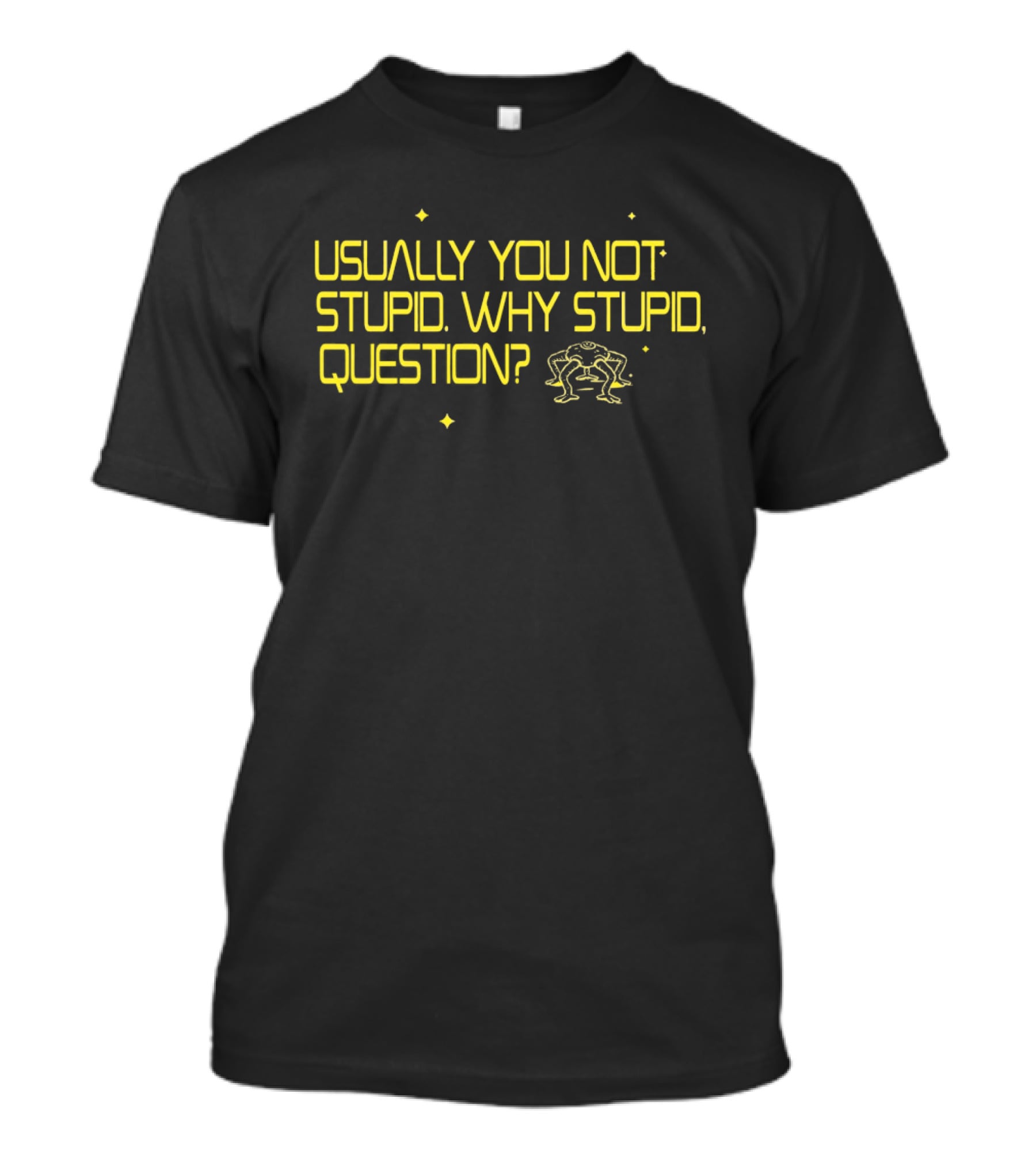 Usually You Not Stupid Why Stupid Question Project Hail Mary T-Shirt