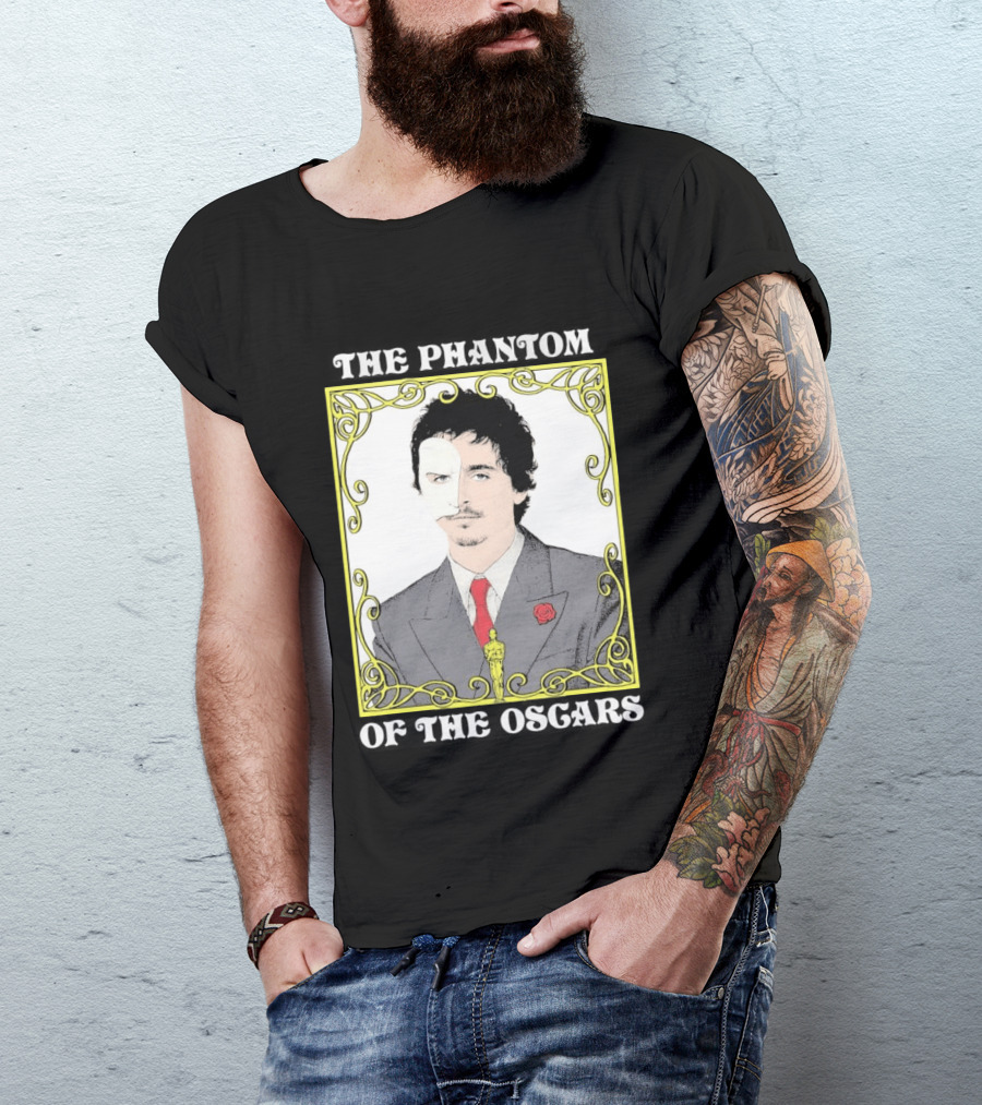 The Phantom Of The Awards Mask Suit Rose Oscar T-Shirt