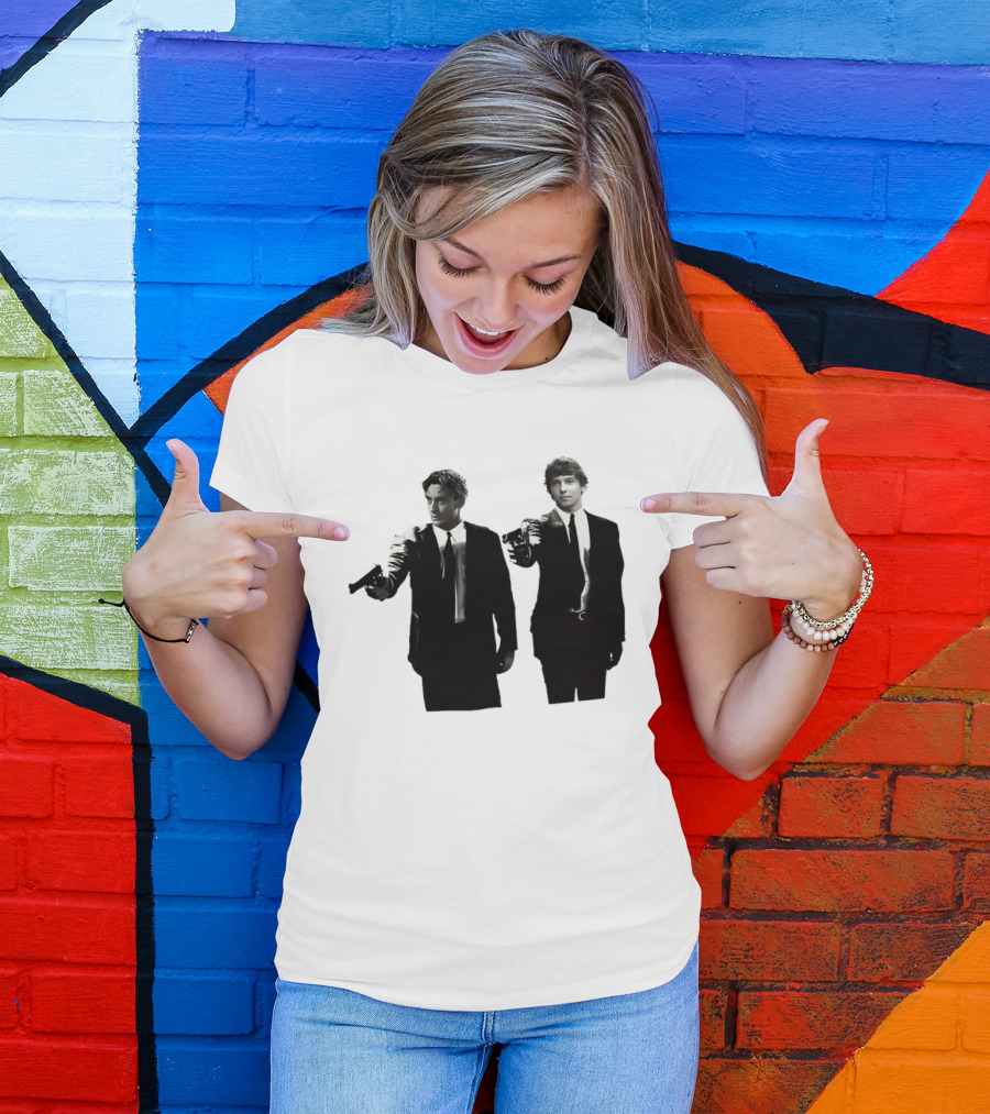 George Russell Kimi Antonelli Pulp Fiction Racing Showdown T-Shirt