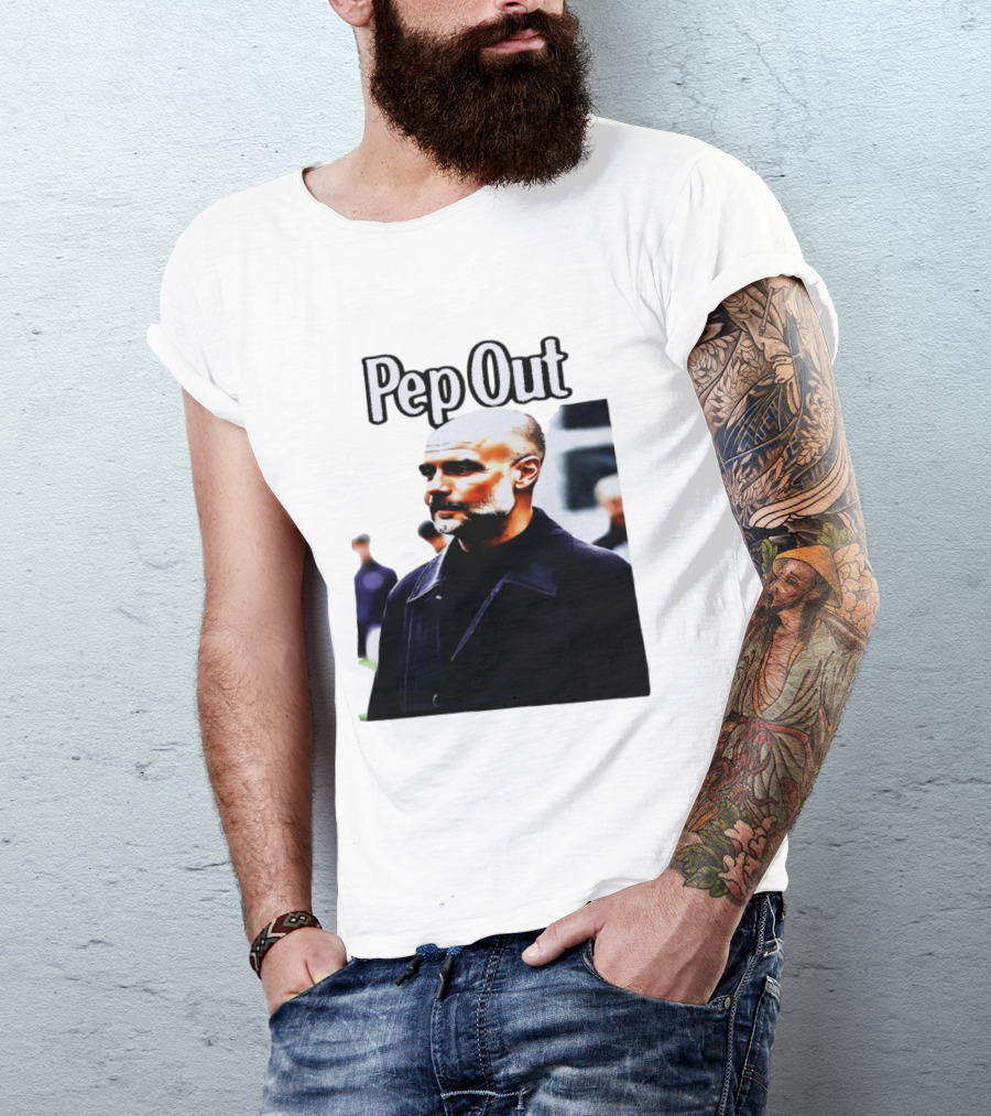 Pep Out Football Manager Critique T-Shirt