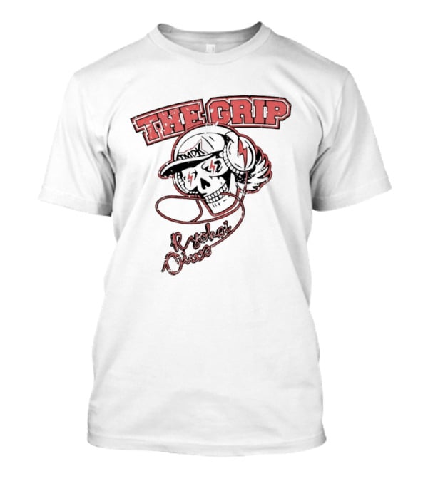 Ryohei Oiwa New Japan Pro Wrestling The Grip Thunderbolt Skull T-Shirt