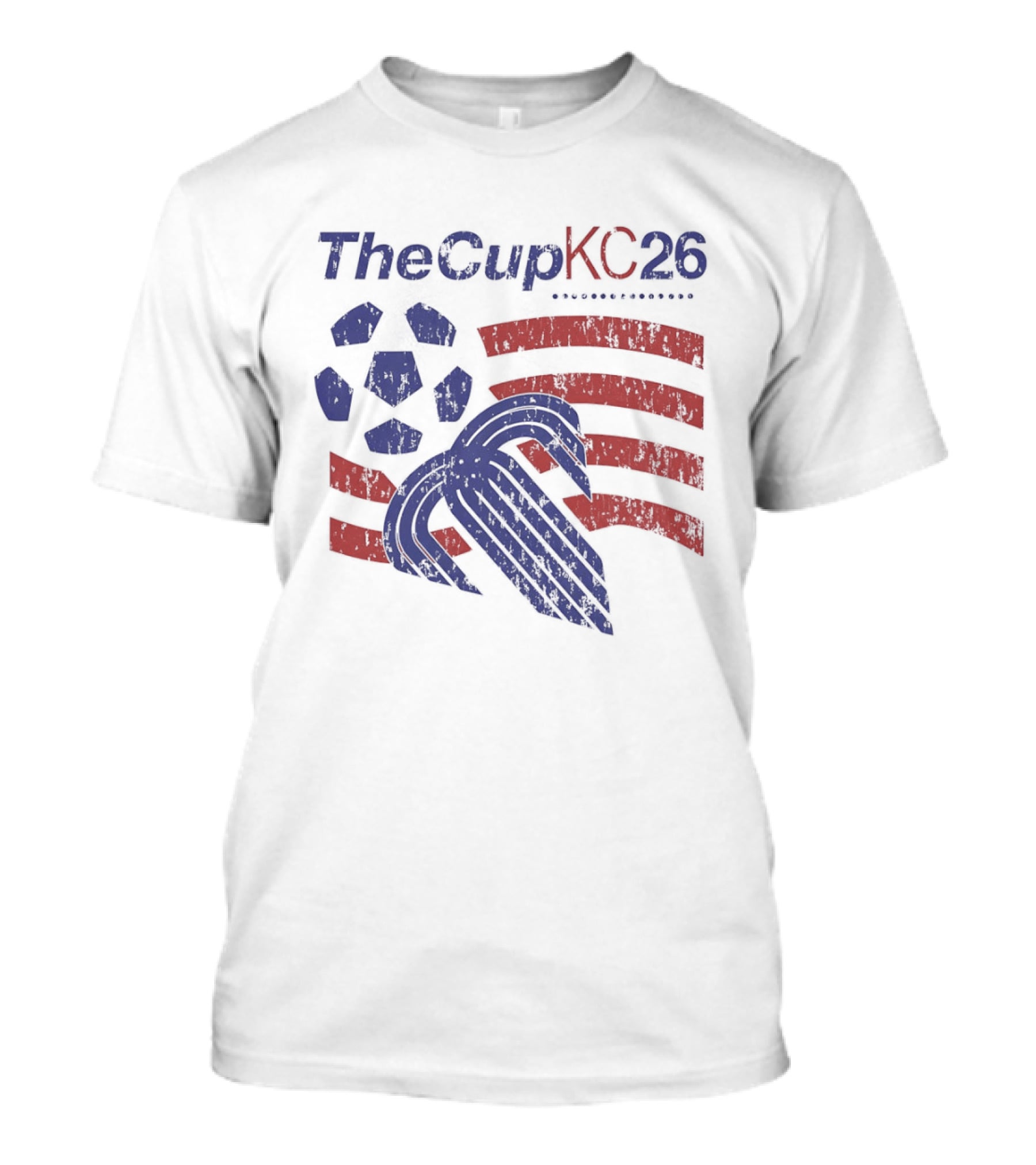 The Cup KC 26 Soccer Stars And Stripes 2026 T-Shirt
