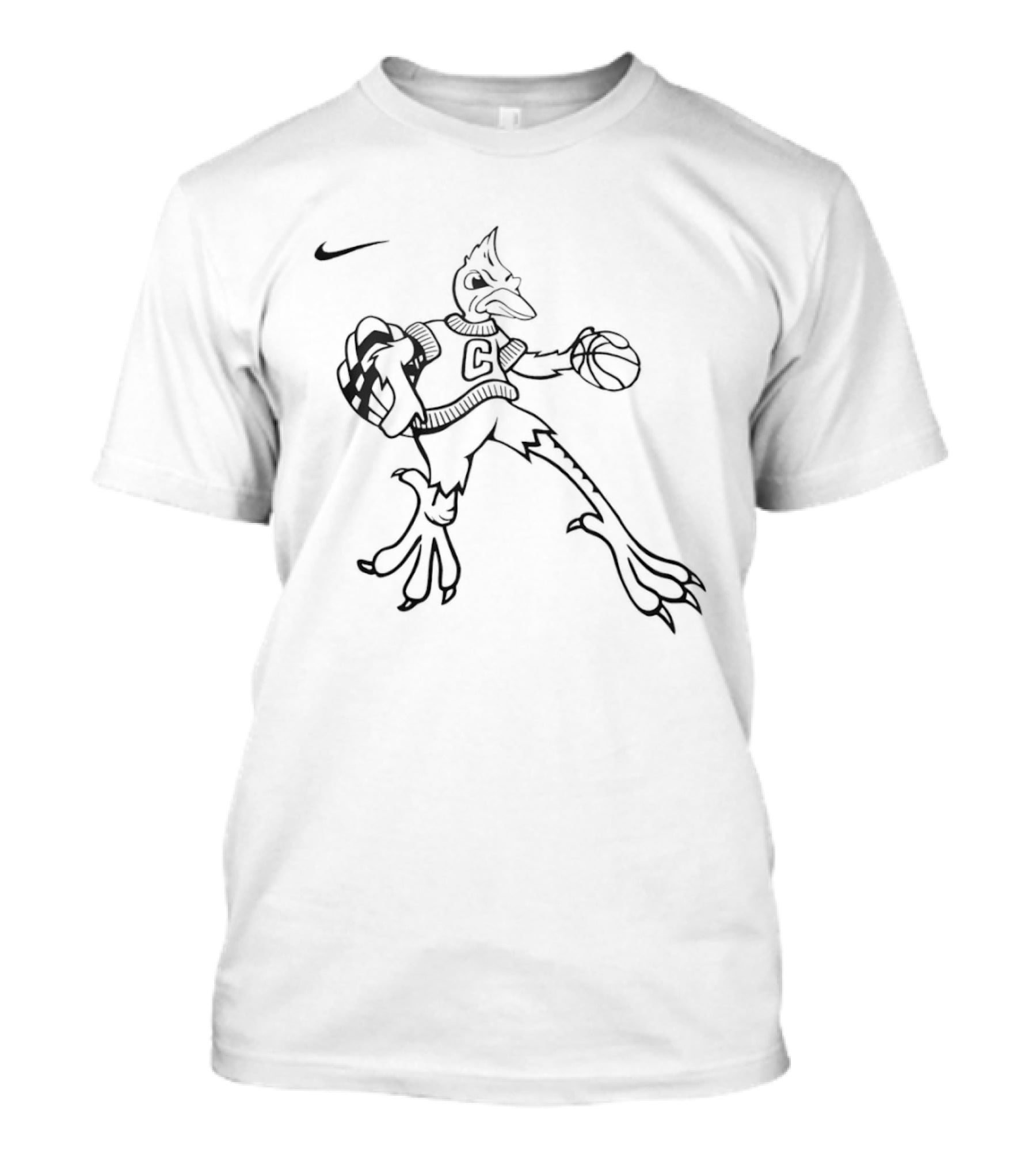 Creighton Bluejays Basketball Vintage Mascot Nike Collaboration T-Shirt