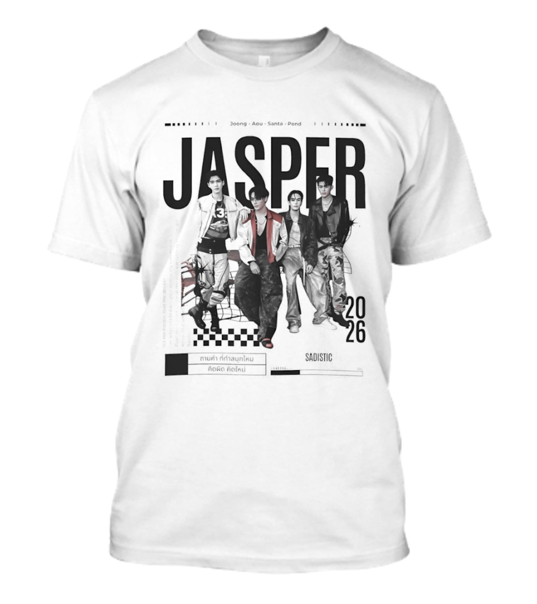 Jasper 2026 Joong Aou Santa Pond Fashion T-Shirt