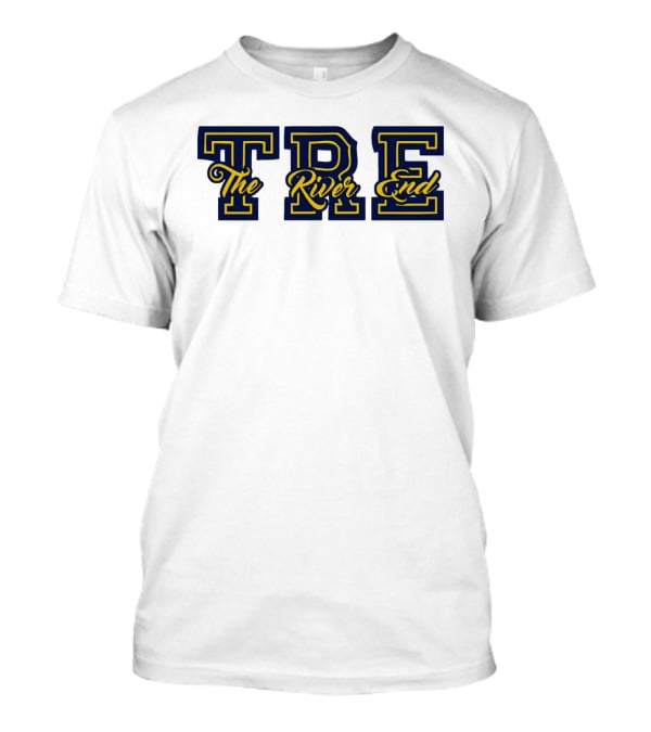TRE The River End Supporters Section Bold Lettering T-Shirt