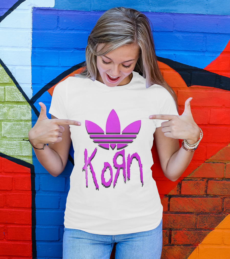 Korn Euro Tour 2026 Adidas Trefoil T-Shirt
