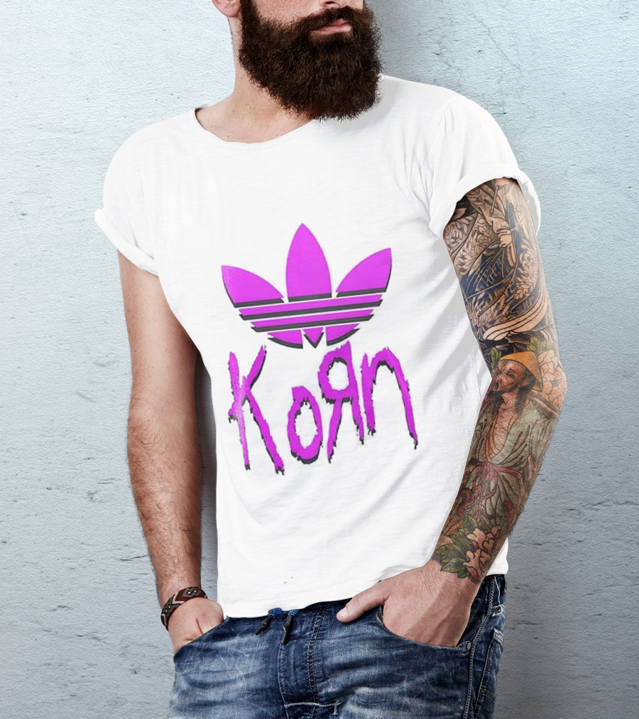 Korn Euro Tour 2026 Adidas Trefoil T-Shirt