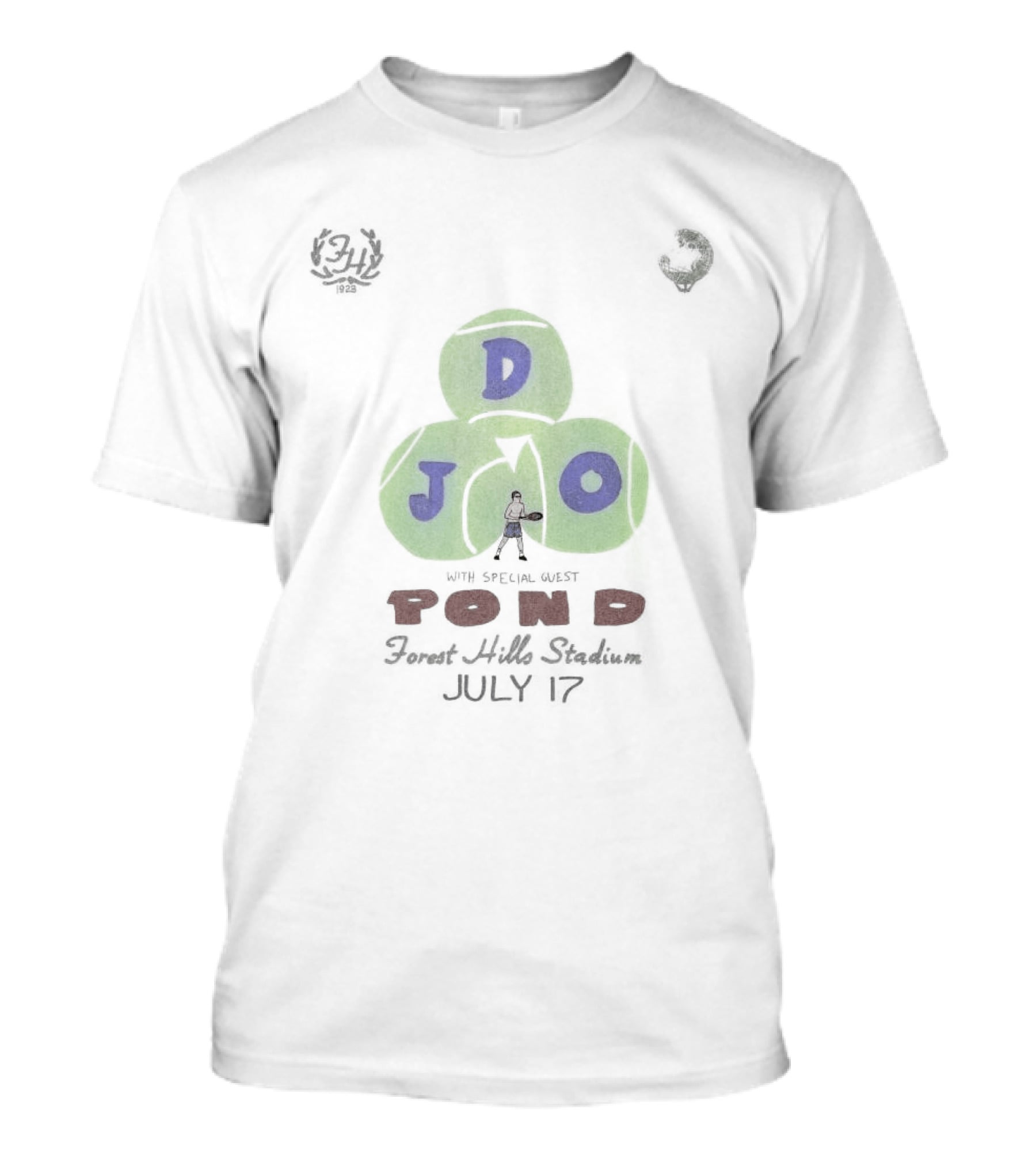 Djo Forest Hills Stadium July 17 2026 Featuring Pond T-Shirt