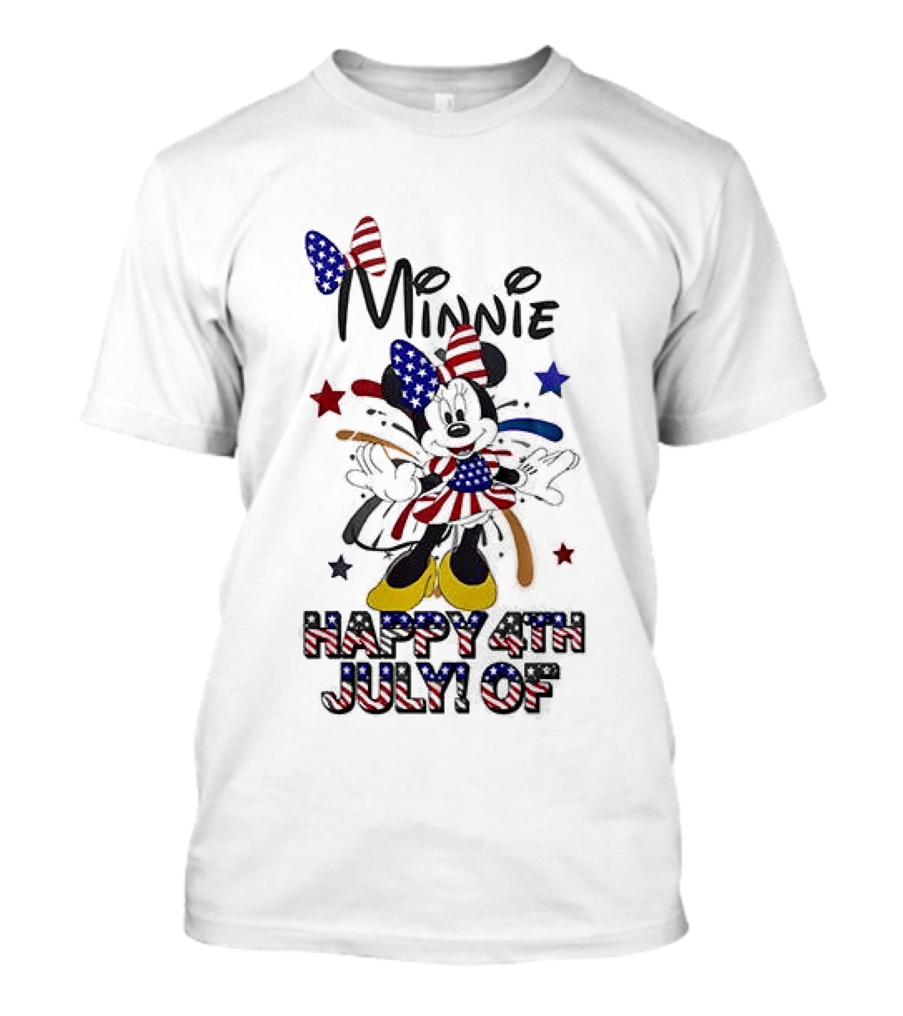 Minnie Mouse Happy 4th July Party In The USA Celebration T-Shirt