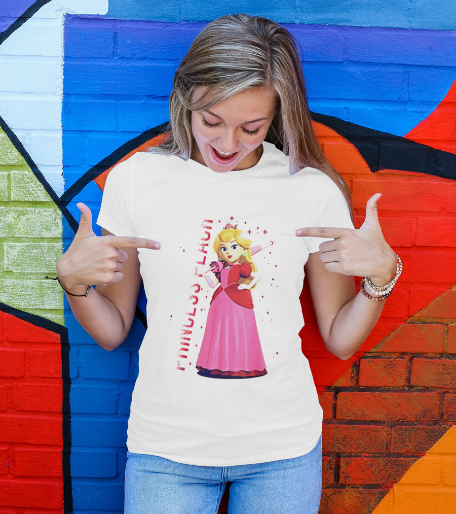 Princess Peach Animated Character Princess Peach The Movie T-Shirt